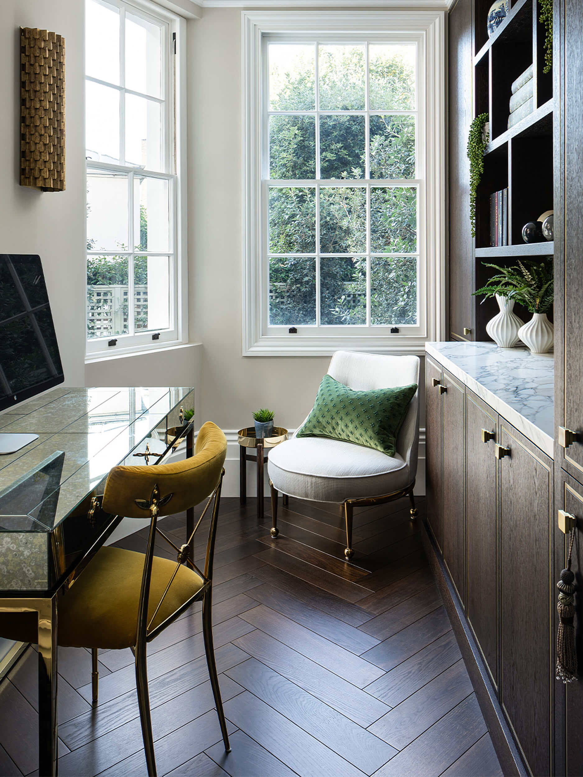 Stylish Office Herringbone Oak Flooring Stylish Office Herringbone Oak Flooring